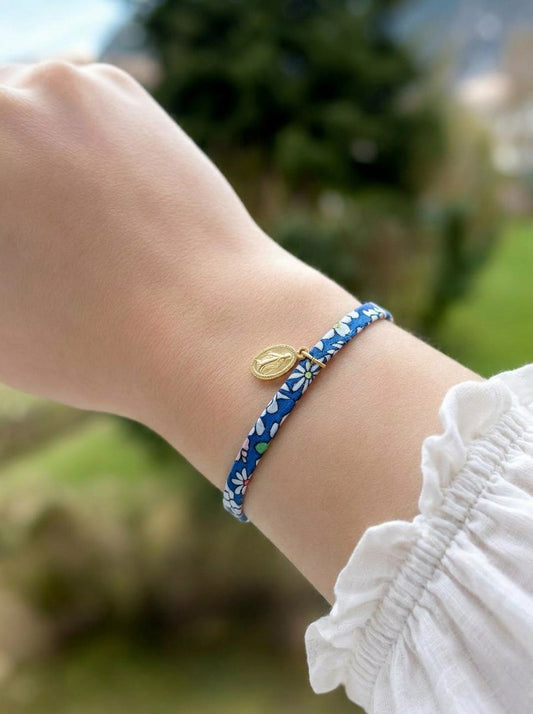 Bracelet Liberty Médaille Miraculeuse – Ajustable