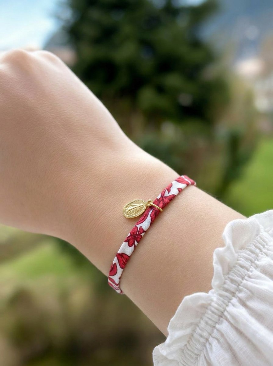 Bracelet Liberty Médaille Miraculeuse – Ajustable